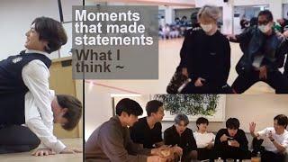 What I think about certain jikook moments – moments that made statements