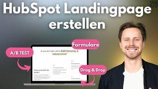 HubSpot Landingpage erstellen - komplette Anleitung