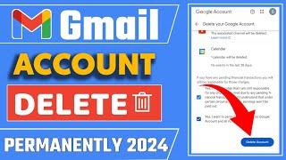 How to Delete Gmail Account Permanently in Hindi 2024  How to Delete a GmailGoogle Account 2024