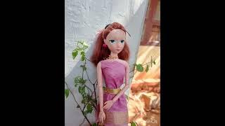 New experience of stitching dress for Barbie #shanmathi #share
