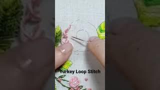 Beginners Embroidery Turkey Loop Stitch