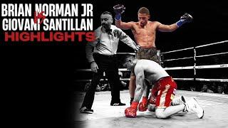 Brian Norman Jr vs Santillan  HIGHLIGHTS #BrianNormanJr