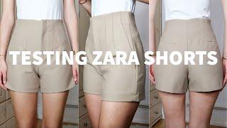 Testing Zara Shorts Try-On and Review  Peexo