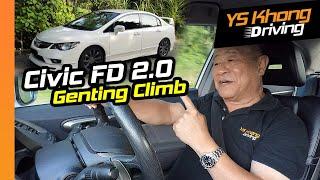 How Good is this 10-year Old Honda Civic FD 2.0 Tested on Genting?  YS Khong Driving