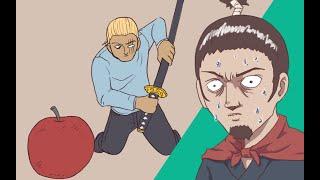 One Punch Man webcomic chapter 109 Fan Animation  King vs Atomic Samurai