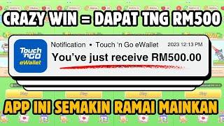 APP GAME JANA DUIT - Crazy Win ‼️ AKU SUDAH WITHDRAW RM500 Register Dapat RM80