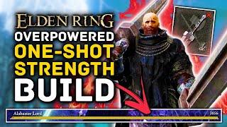 Elden Ring - OVERPOWERED One Shot Berserk Strength Build Guide