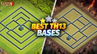NEW TH13 Base Link  BEST Town Hall 13 TrophyWarHybridFarming Base  Clash Of Clans