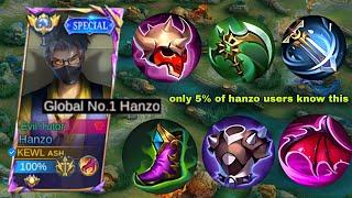 NEW HANZO BUILD MAKES HIM OP abuse this build before moonton fix this