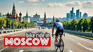 A magnificent two-wheeled tour of Moscow City 4K