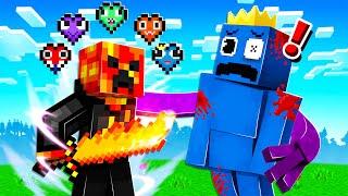 Minecraft But Theres RAINBOW FRIENDS Hearts