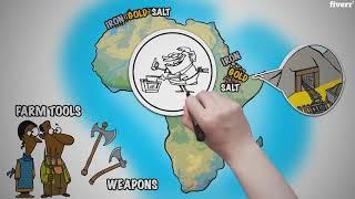 Africa Geography & Medieval Ghana Mali and Songhai Activity - History by Instructomania