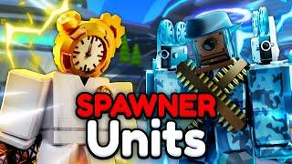 I Used EVERY SPAWNER UNIT in Toilet Tower Defense..