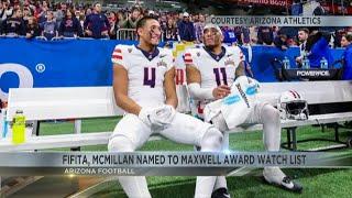 Arizona quarterback Noah Fitifa wide receiver Tetiaroa McMillan receive more pre-season accolades