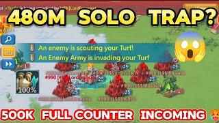 480M Is A Solo Trap  Solo Trap KVK  500k Full Counter  Rally Trap  Lords Mobile