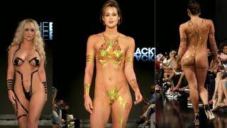 عرض أزياء  بدون ملابس داخلية إغراء Fashion show without underwear