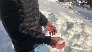 COMMENT LANCER UNE BOULE DE NEIGE #tutorial #tutorials