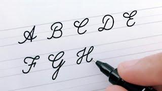 Cursive Writing - Letters A to Z  For Beginners + Worksheets to Improve Handwriting