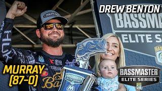 Drew Benton wins 2023 Bassmaster Elite at Lake Murray with 87 pounds