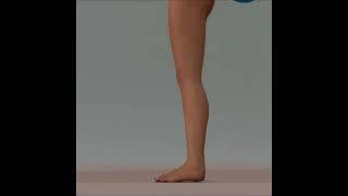 Frilly Bikini 3D Girl animation Render Short Version #bikini #3danimation #render