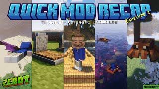 Minecraft Mods Quick Recap - Cinematic Showcase - Episode 1 #minecraftmods