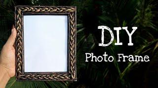 Photo frame  photo frame making at home  cardboard photo frame  frame making  best out of waste