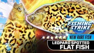 【釣魚大亨 Fishing Strike】NEW RARE Fish Leopard Spotted Flatfish flounder NORTHSEA
