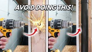 STOP Drilling And Nailing Blindly In Drywall And Studs - Learn A Better And SAFER Way As A DIYer