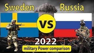 Russia VS Sweden military Power comparison 2022 - Russia Sweden conflict