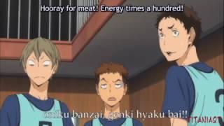 Meat is God - Haikyuu with romanized lyrics