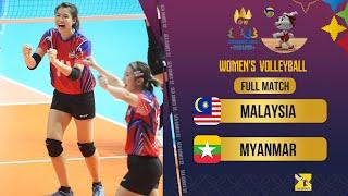 Full Match  Malaysia - Myanmar  Bảng A - Bóng chuyền Nữ SEA Games 32