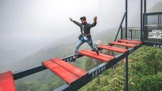 Walking on the bridge Adventure - Chongqing China 