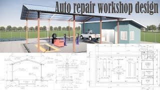 Workshop bengkel mobil  - 15m x 20m