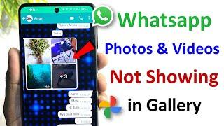 whatsapp photos not showing in gallery  whatsapp photo video not save in gallery