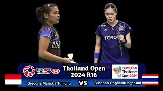 Gregoria Mariska Tunjung vs Busanan ongbamrungpham  Thailand Open 2024