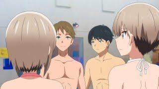 Some guys flirt with yanagi and hana  Uzaki-chan wa Asobitai 2nd season
