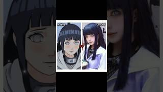 Naruto character Anime Vs Cosplay  #naruto #anime #shorts #ytshorts