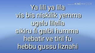 Ya lili lyrics #Balti ft.Hamuda ।। Ya lili lyrics