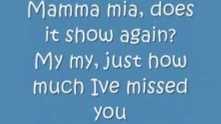 ABBA Mamma Mia lyrics