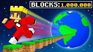 Walking 1000000 Blocks in Minecraft