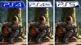 The Last of Us Part II  PS5 - PS4 Pro - PS4  PS5 Patch Comparison & FPS Test