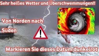 wetter in Deutschland Ein starker Sturm wird Deutschland erreichen.  Ab ... Juli 2024