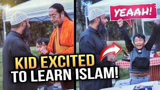 Shaykh Uthman is BackTibet KID excited about Islam  Balboa Park
