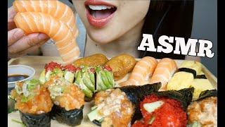 ASMR SUSHI PLATTER FEAST EATING SOUNDS NO TALKING  SAS-ASMR