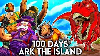 I Spent 100 Days in ARK Survival Ascended THE ISLAND... Heres What Happened