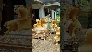 Set Kursi Tamu Bellagio Mewah Minimalis Modern Ukiran Full Kayu Jati Furniture Jepara