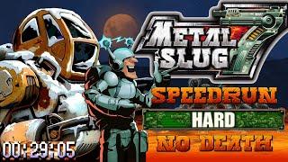 Metal Slug 7 - Full Speedrun HARD No Death Fio - 29 Mins