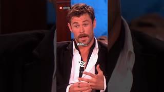 Chris Hemsworths Wife Sounds Like DAKA-DAKA-DAKA  #shorts #marvel #avengers #chrishemsworth