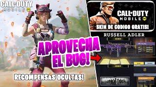 SKINS DE CODIGOS GRATIS RECOMPENSAS SECRETA Y APROVECHA EL BUG MINI COD MOBILE  Dimitry