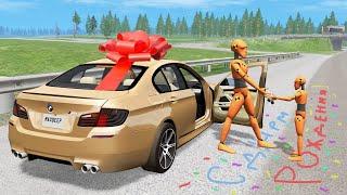 ЗОЛОТАЯ МОЛОДЁЖЬ ОТЕЦ ПОДАРИЛ СЫНУ BMW  BeamNG.drive